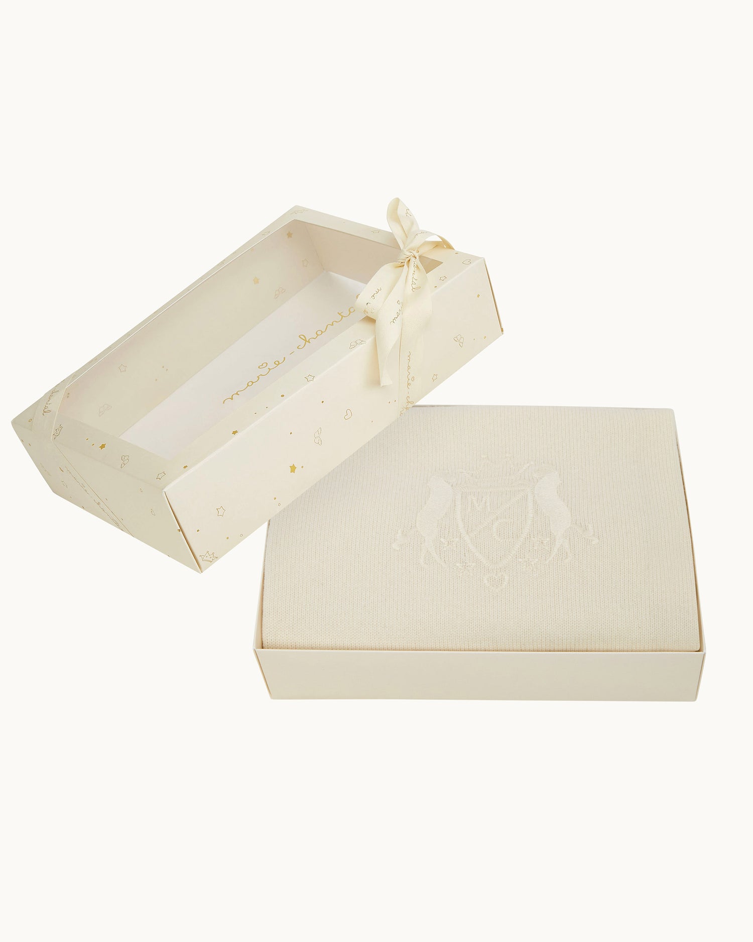 The Crest Cashmere Blanket