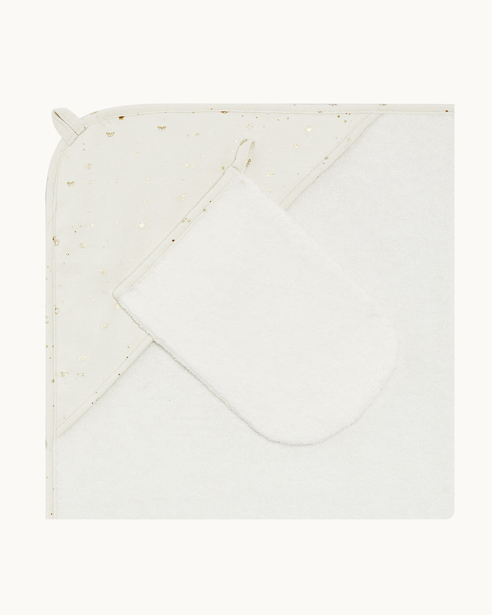 Adeline Star & Crown Bathtime Set - Natural