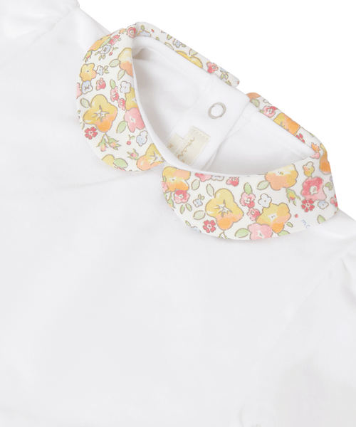 Alba Olympia Collar Short Sleeve Onesie