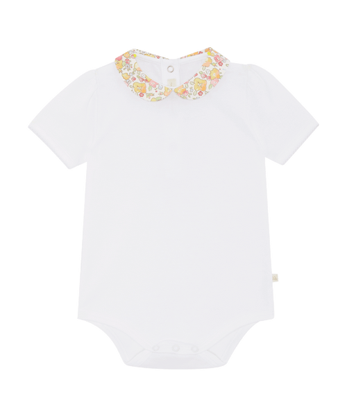 Alba Olympia Collar Short Sleeve Onesie