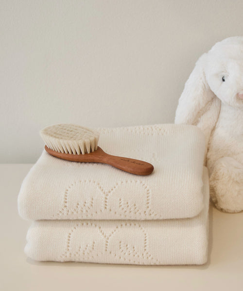 Angel Wing™ Cashmere Blanket - Ivory
