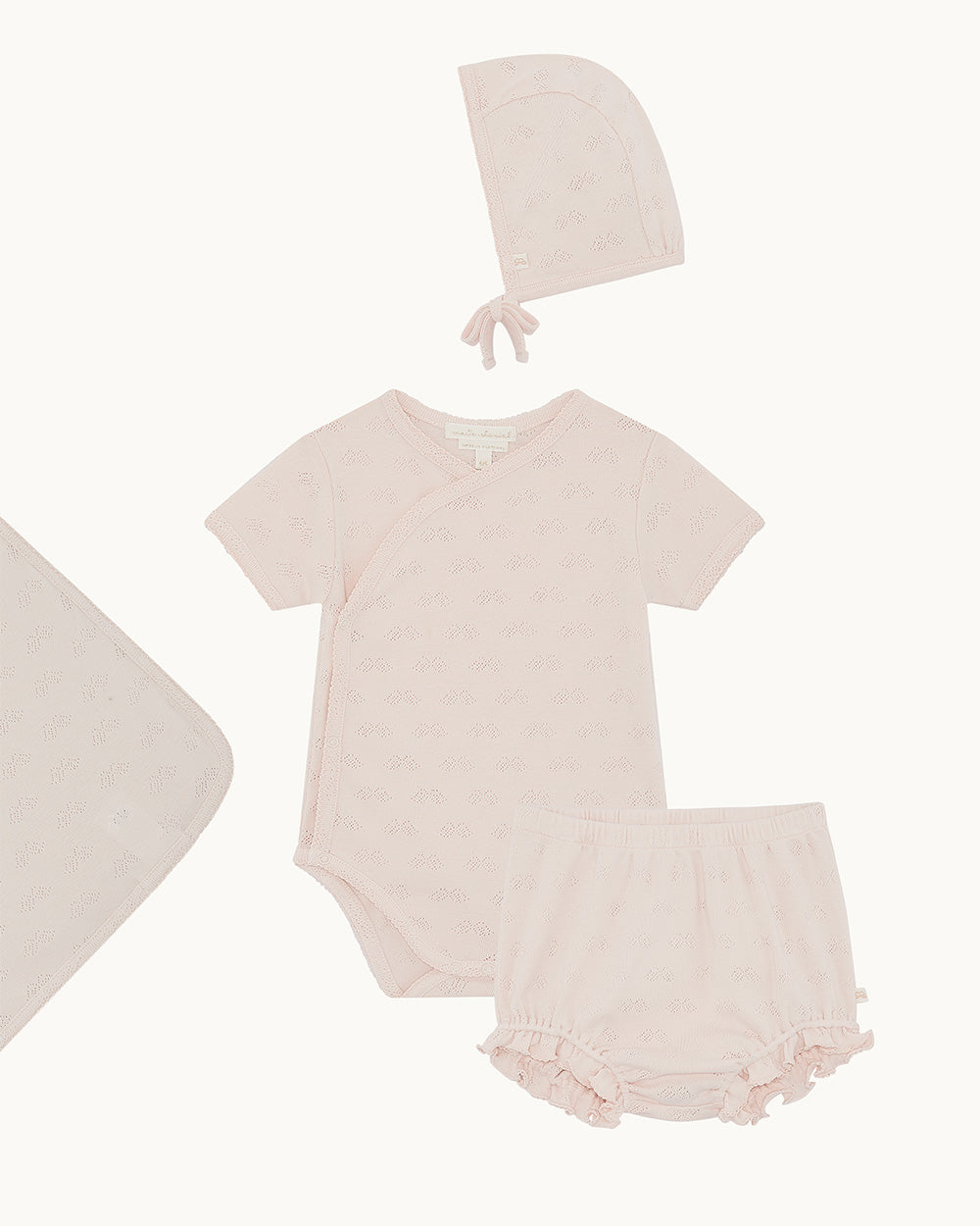 Araminta Angel Wing Pointelle Gift Set