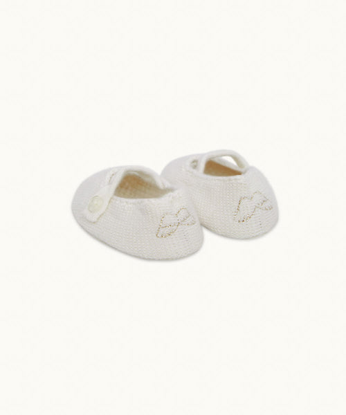 Ari Angel Wing Cashmere Slipper - Baby