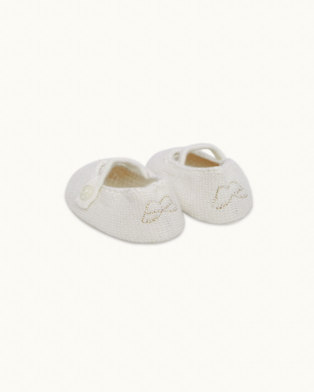 Ari Angel Wing Cashmere Slipper - Baby