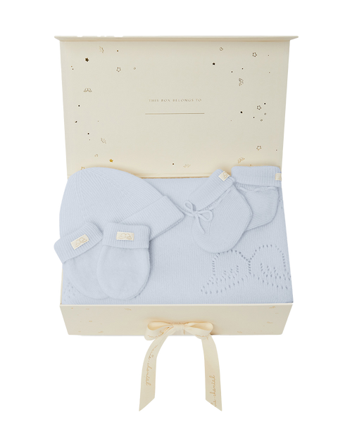 Baby’s First Cashmere Gift Set - Blue
