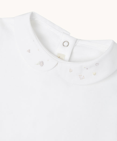 Banks Athena Embroidered Collar Long Sleeve Onesie