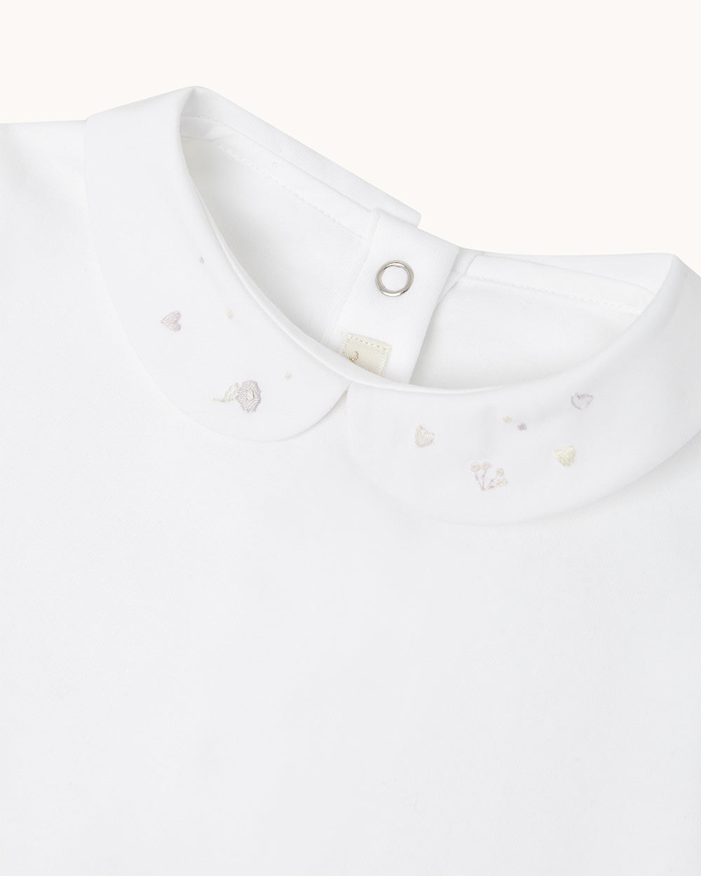 Banks Athena Embroidered Collar Long Sleeve Onesie