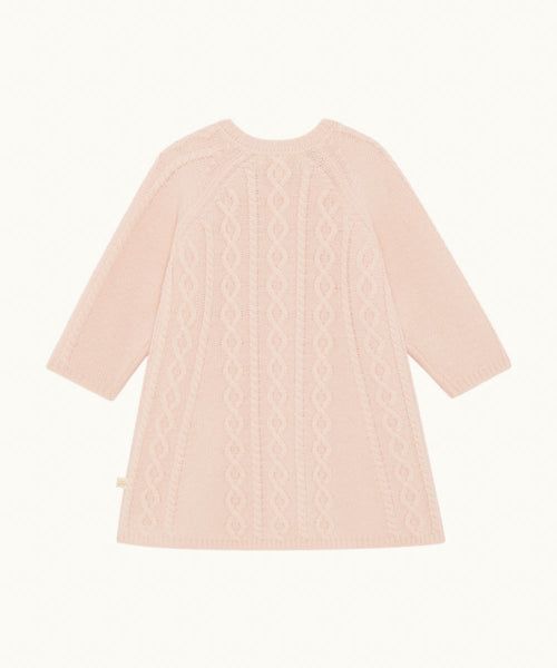 Bowen Cable Knit Dress - Pink