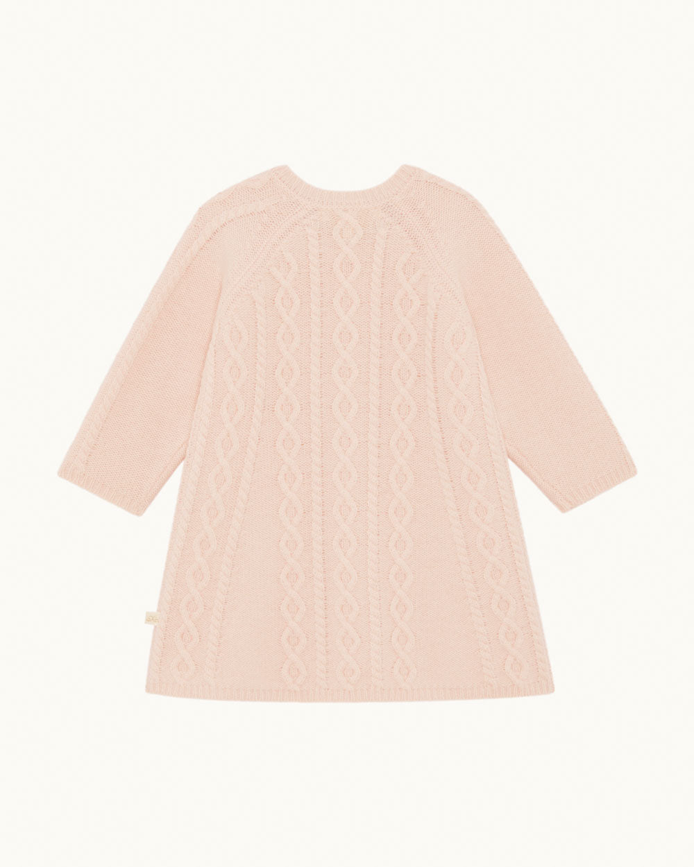 cable knit open back dress Patrizia Pepe cable-knit backless dress