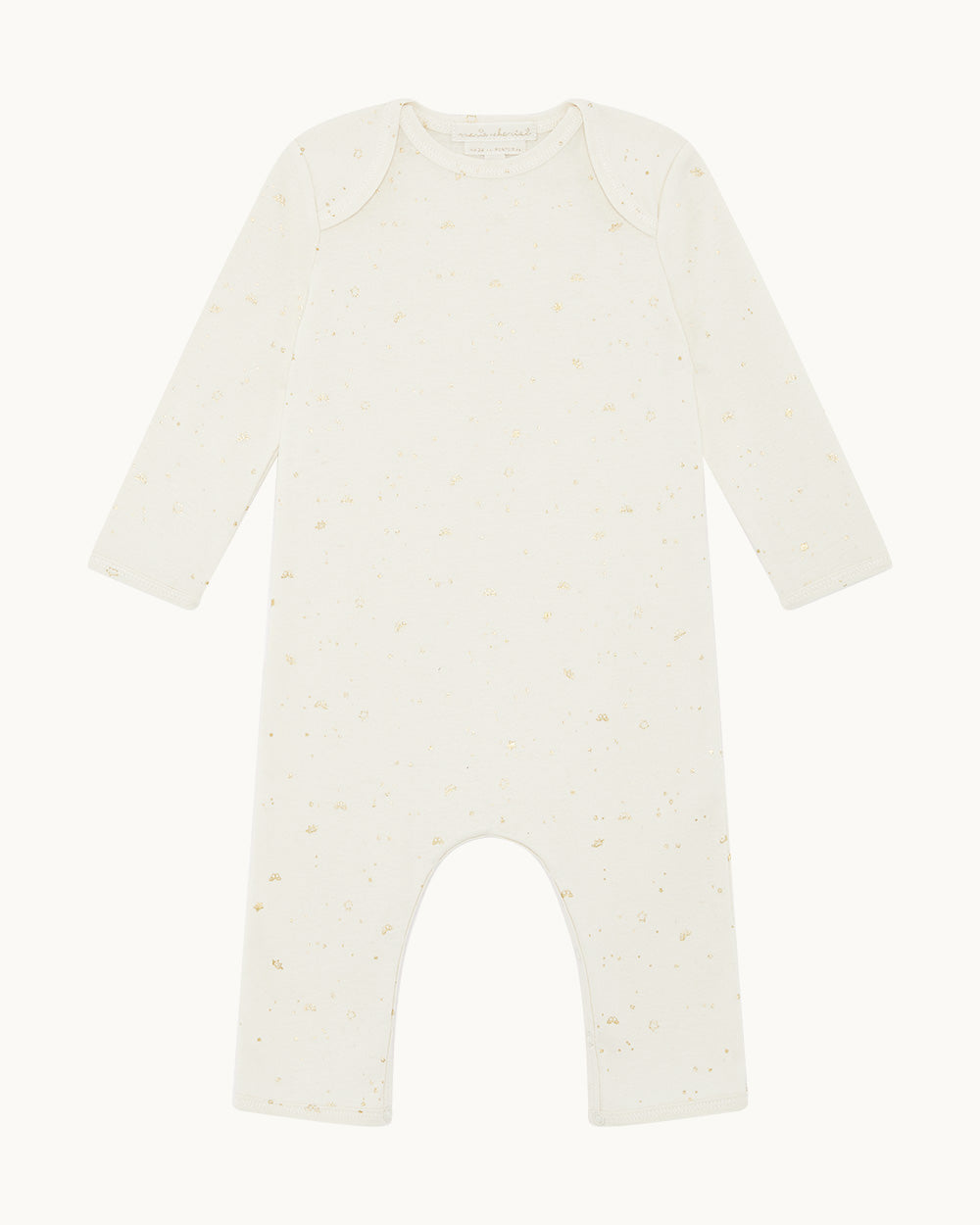 Brooklyn Star & Crown Romper - Natural