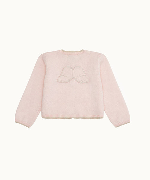 Cassandra Cashmere Angel Wing™ Cardigan - Pink