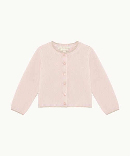 Cassandra Cashmere Angel Wing™ Cardigan - Pink