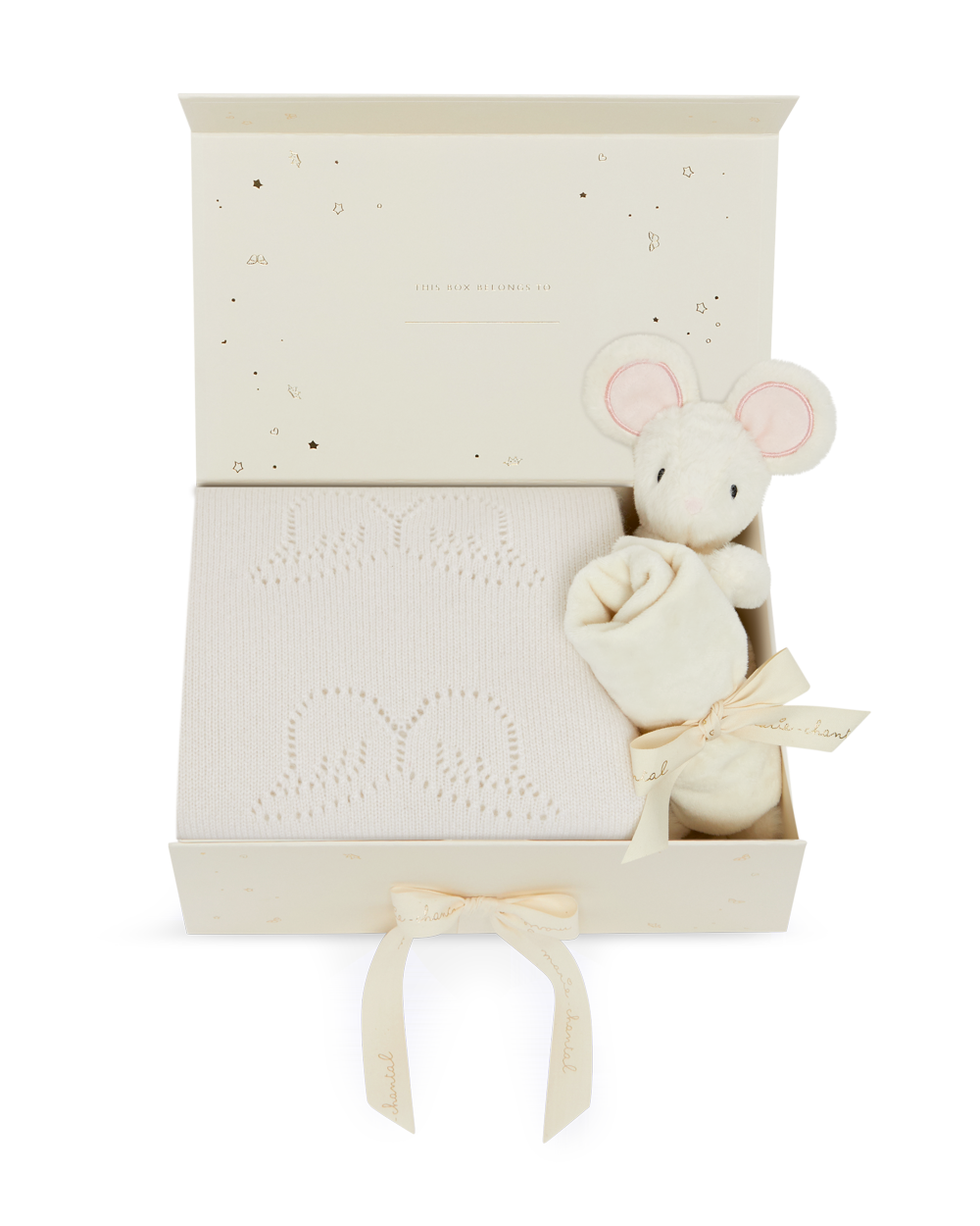 First Keepsakes: Blanket & Buddy Gift Set - Ivory