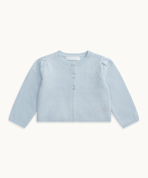 Cashmere Sparkle Cardigan - Blue