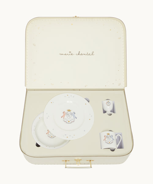 My First Crockery Suitcase Set - Crest