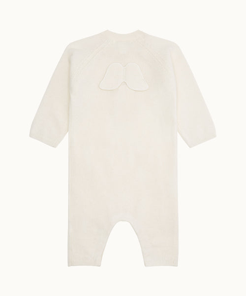 Ariel Angel Wing™ Cashmere Romper - Ivory
