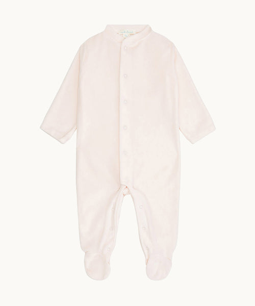 Velour Angel Wing™ Sleepsuit - Pink