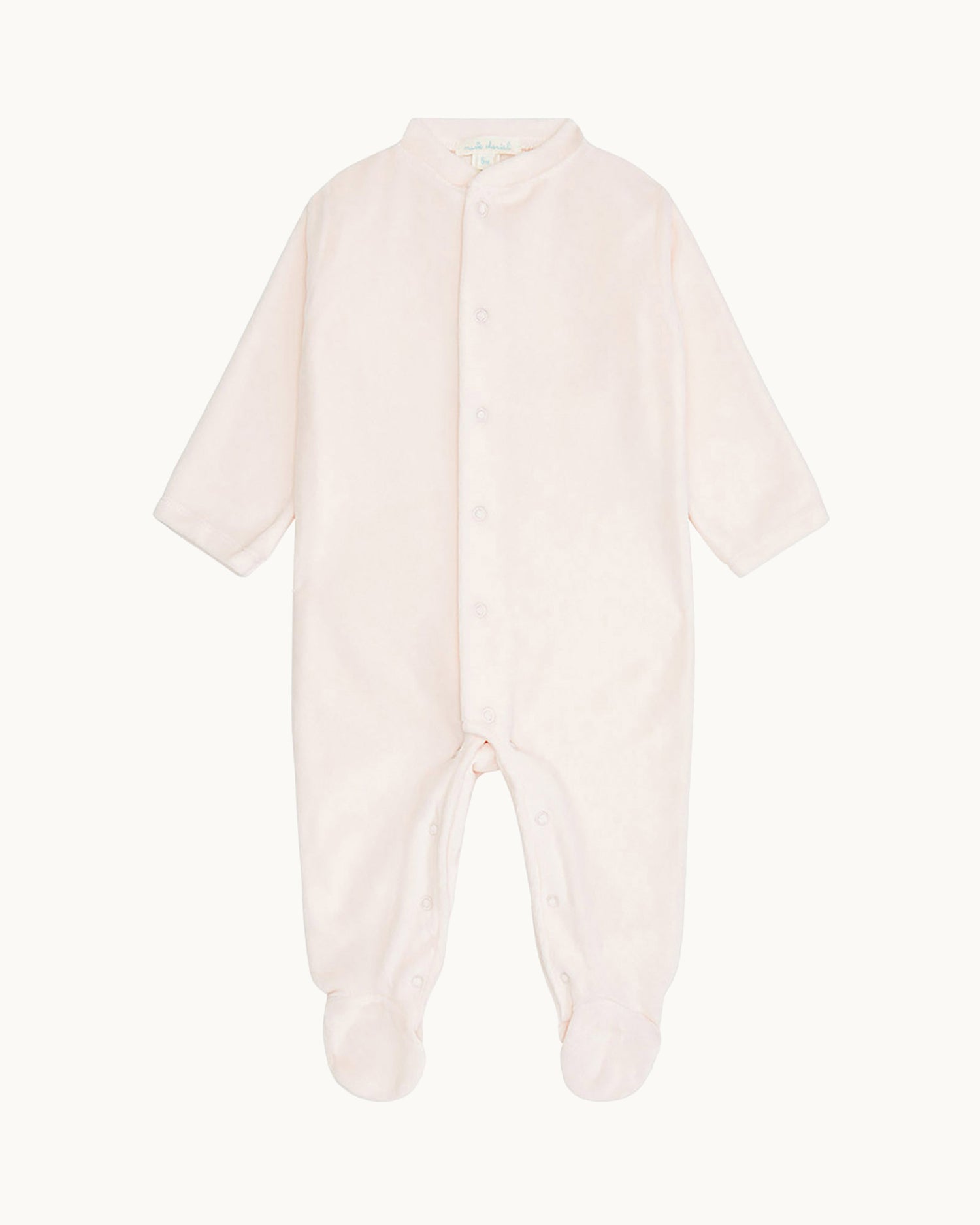 Velour Angel Wing™ Sleepsuit - Pink