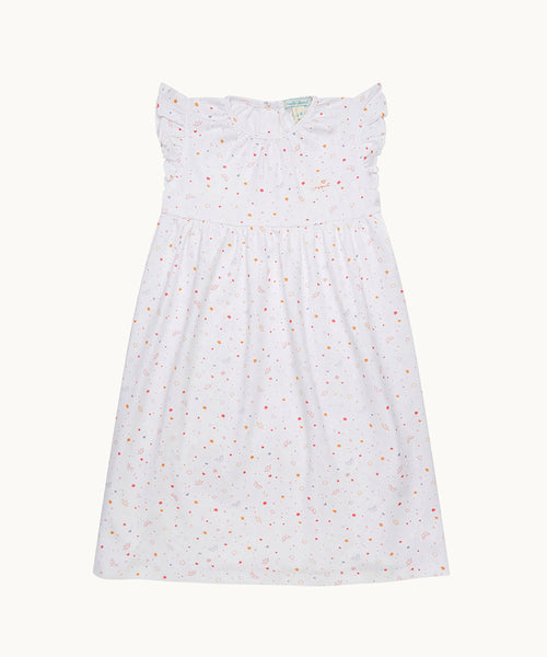Star & Crown Nightgown - White & Pink