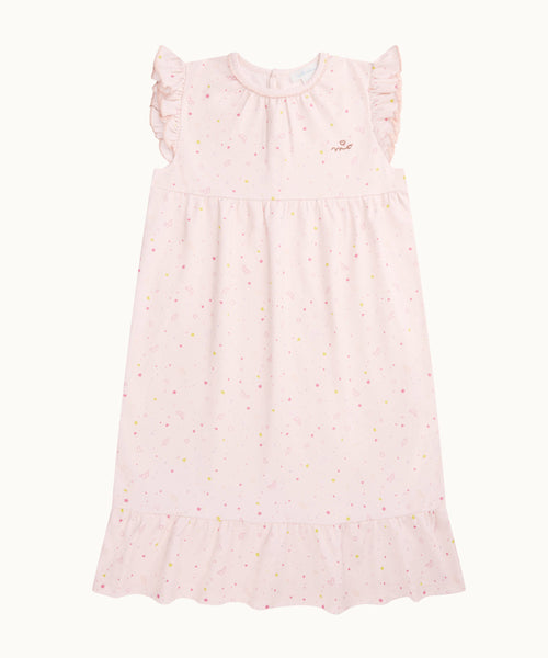 Star & Crown Nightgown - Child Pink