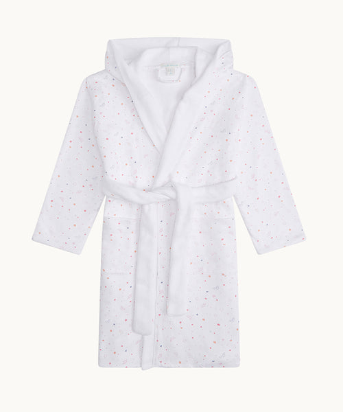 Star & Crown Bathrobe - Child Pink