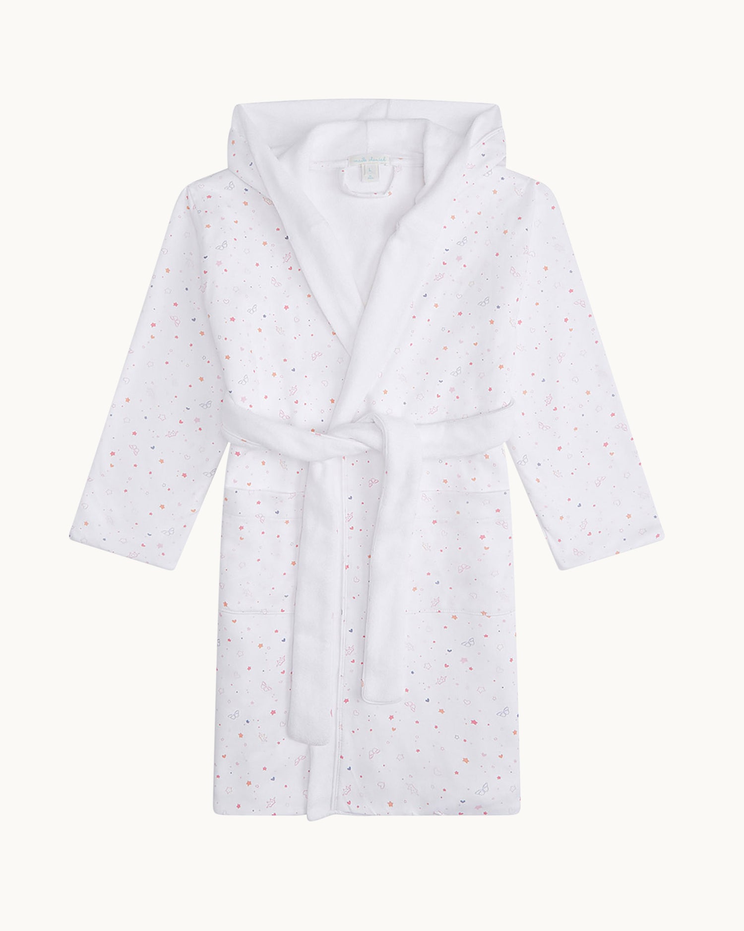 Star & Crown Bathrobe - Child Pink