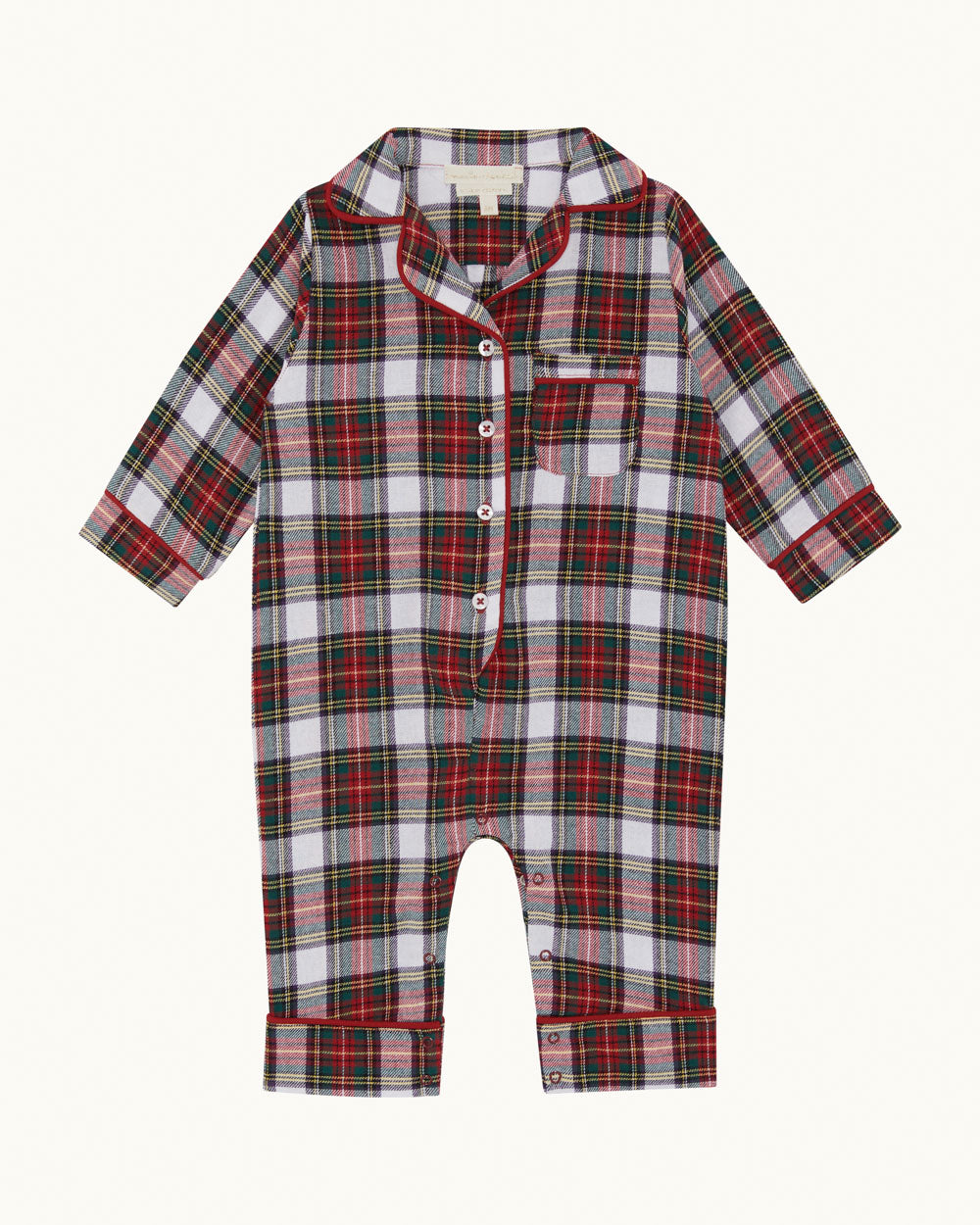 Charles Classic Tartan Romper - Baby