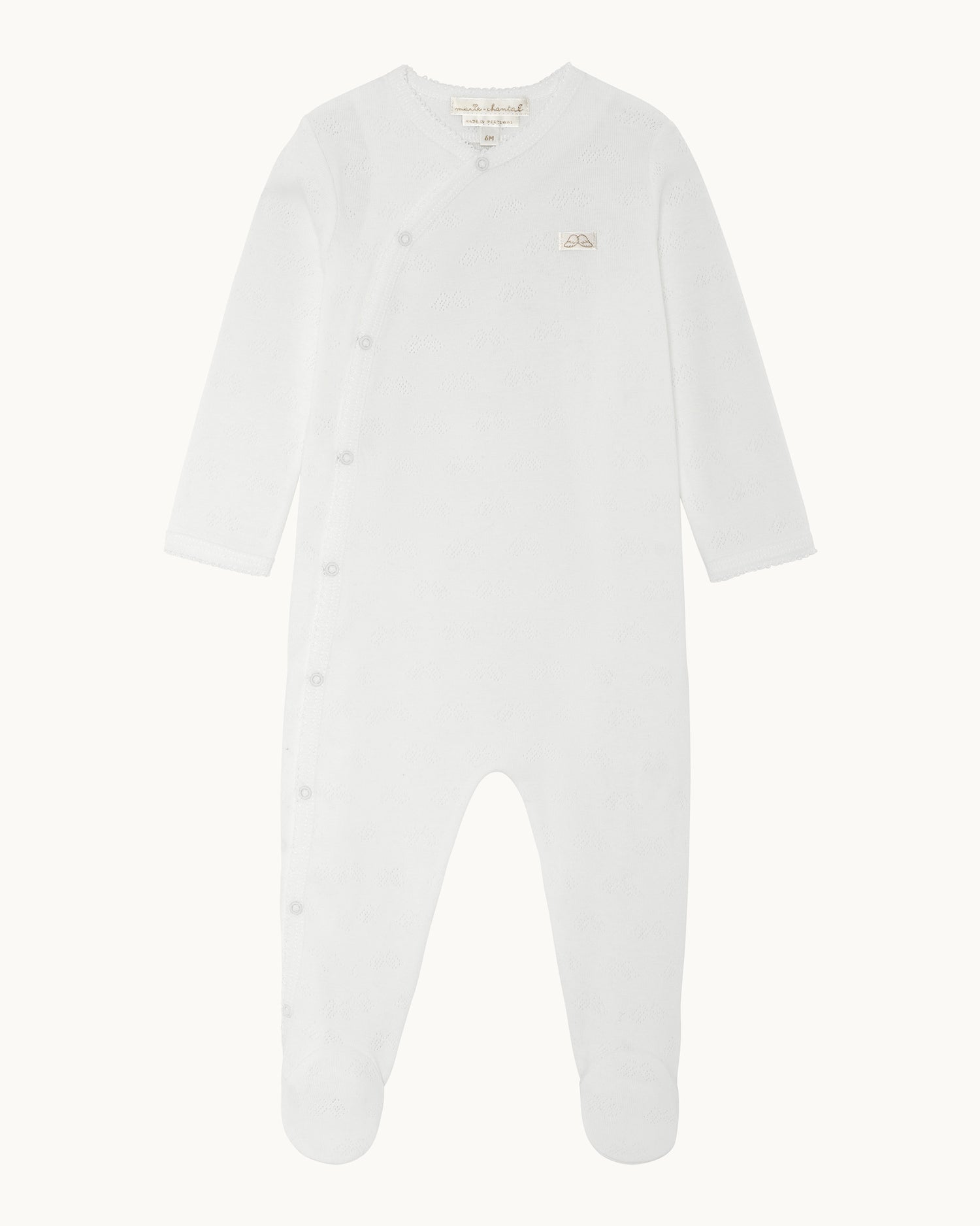 Pointelle Cotton Sleepsuit