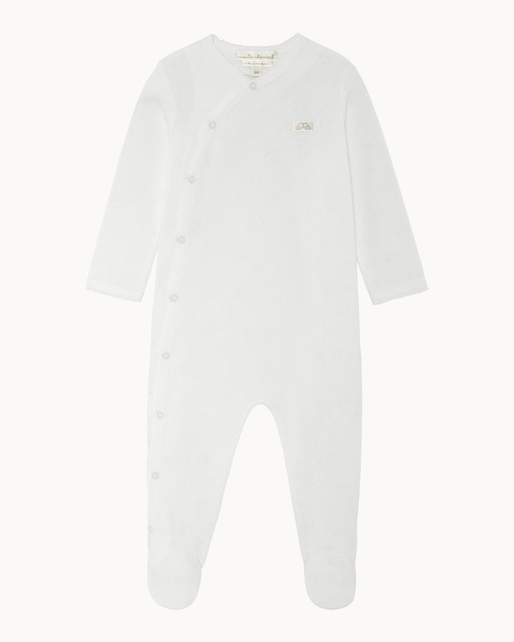 MC-112-AW24 MARIE-CHANTAL POINTELLE COTTON SLEEPSUIT