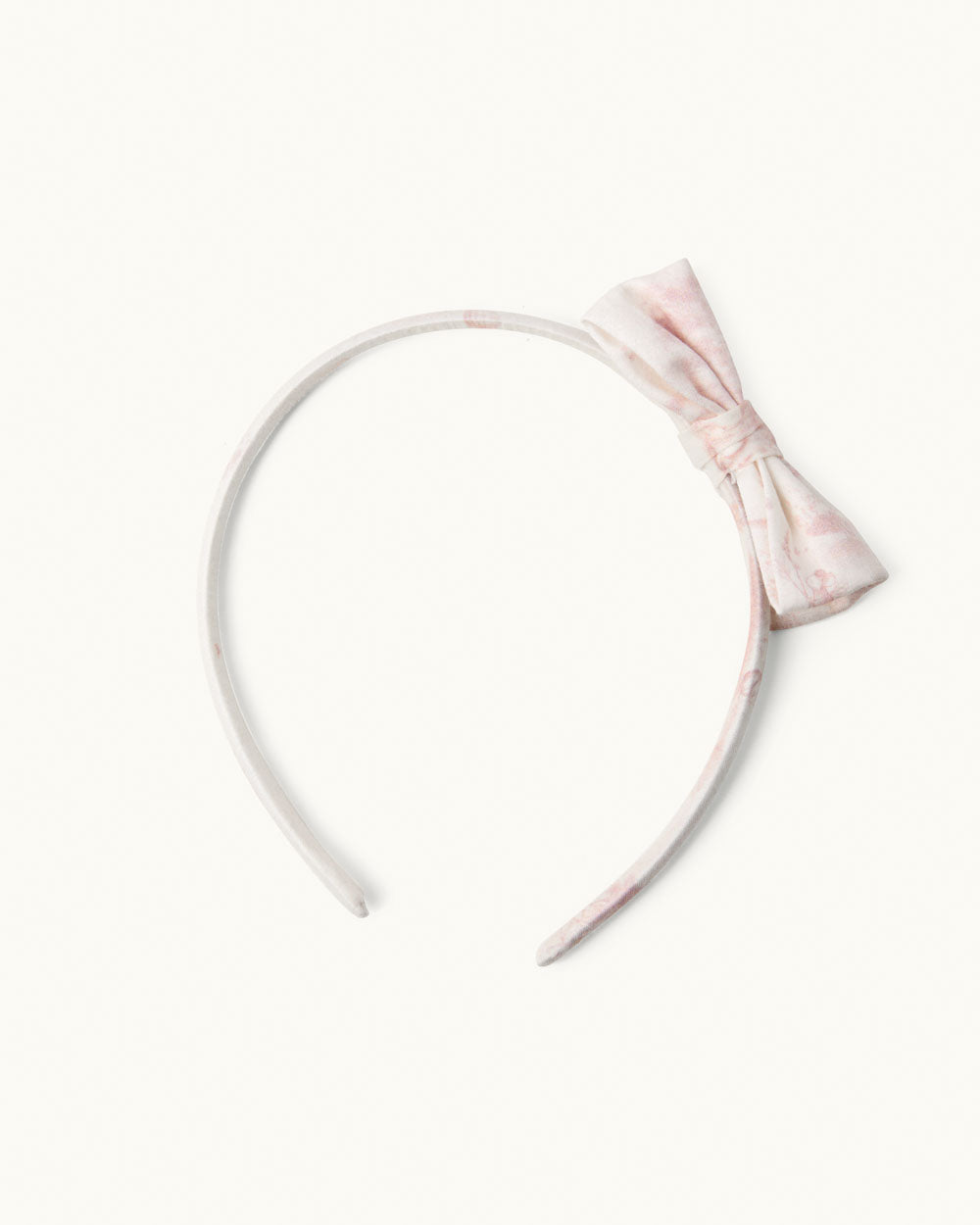 Diana Toile De Jouy Headband - Pink