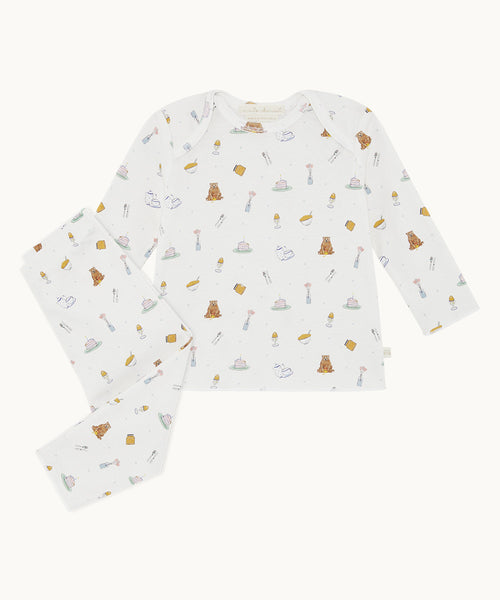 Aluna Manners Ribbed Cotton Two Piece Set