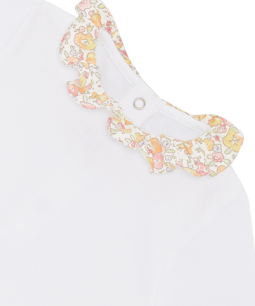 Ana Short Olympia Embroidered Ruffle Collar Onesie