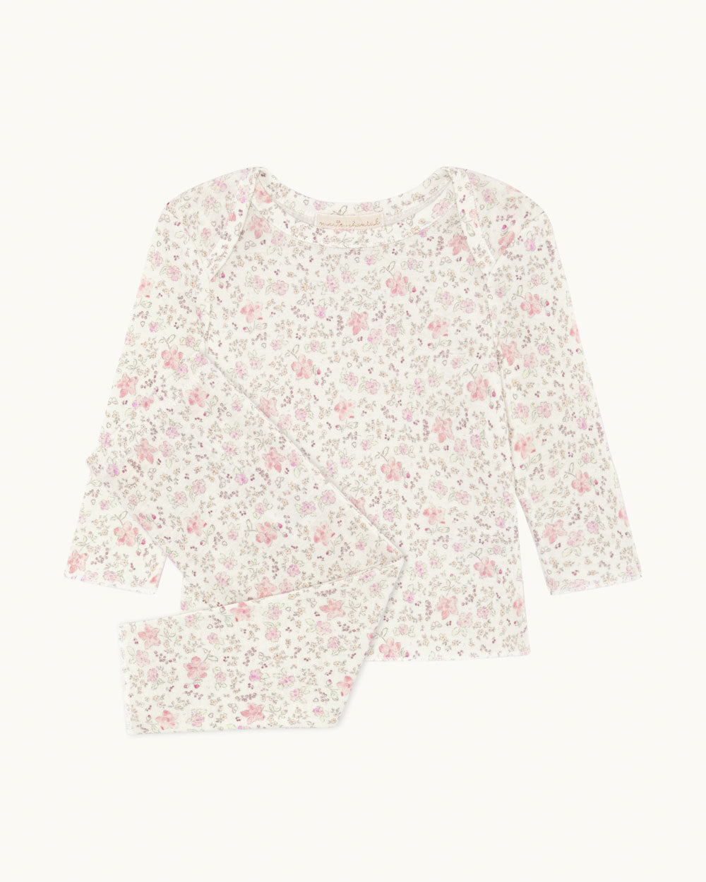 Aluna Athena Pink Ribbed Cotton Two Piece Set