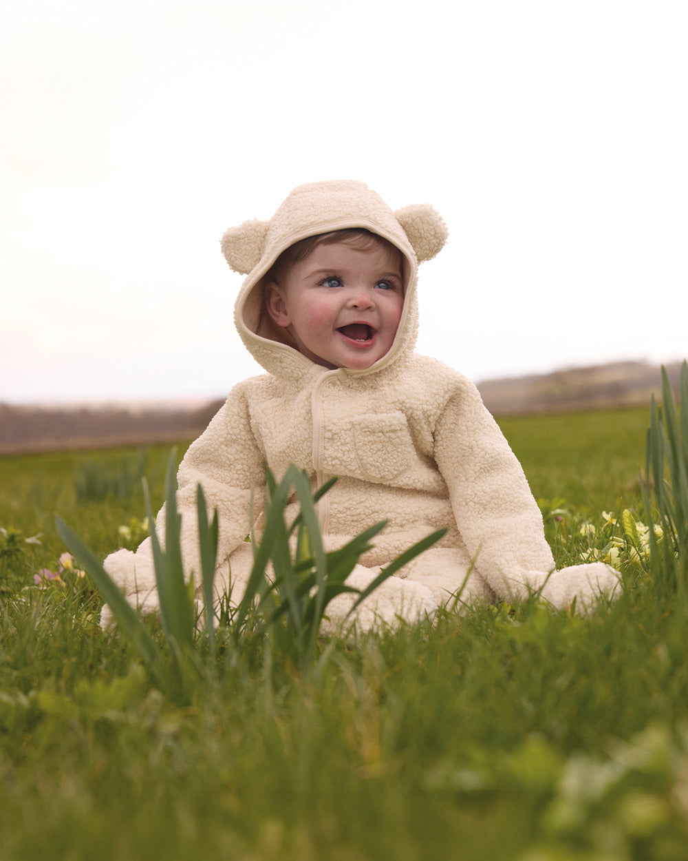 Bailey Faux Shearling Pramsuit | Marie-Chantal