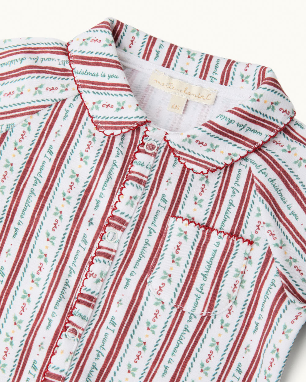 All I Want For Christmas Sleepsuit