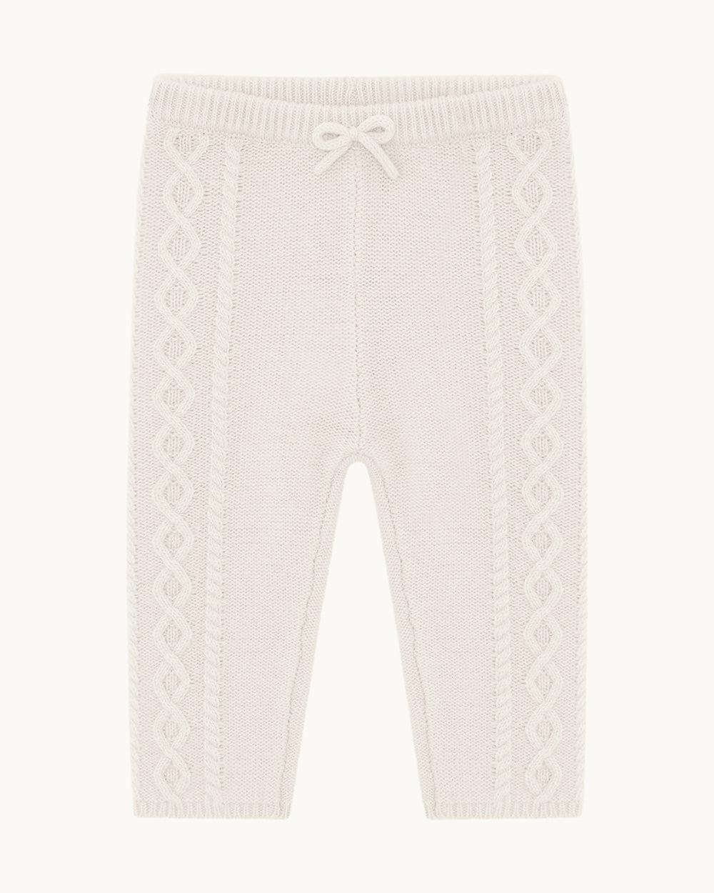 Bowen Cable Knit Two Piece Set - Milky White | Marie-Chantal