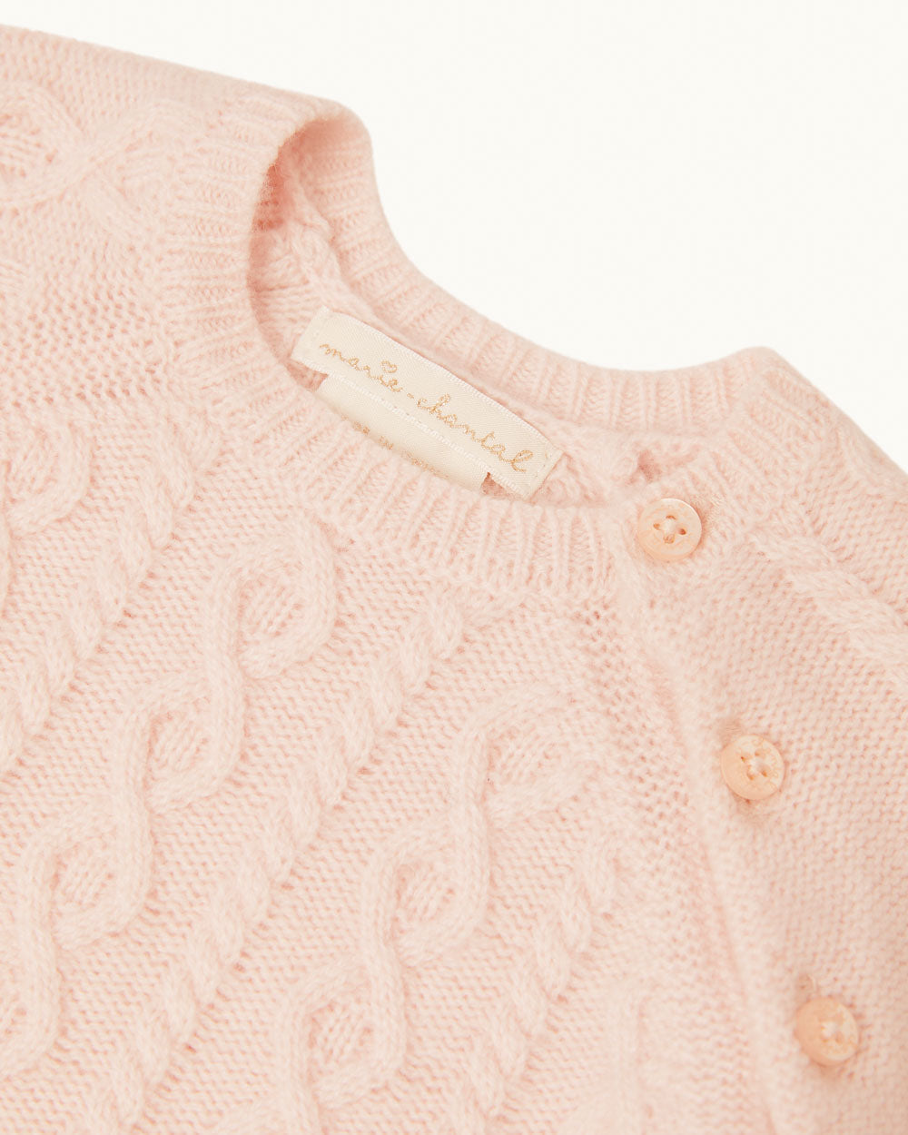 Bowen Cable Knit Dress - Pink
