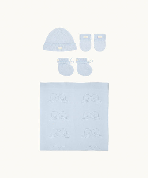 Baby’s First Cashmere Gift Set - Blue