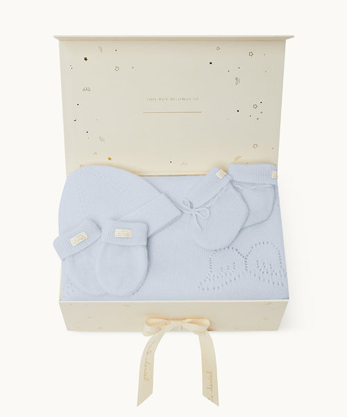 Baby’s First Cashmere Gift Set - Blue