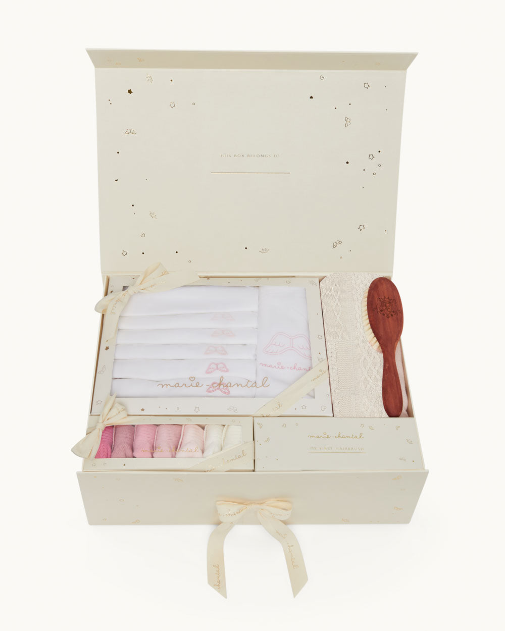 Baby's First Summer Gift Set - Pink/White