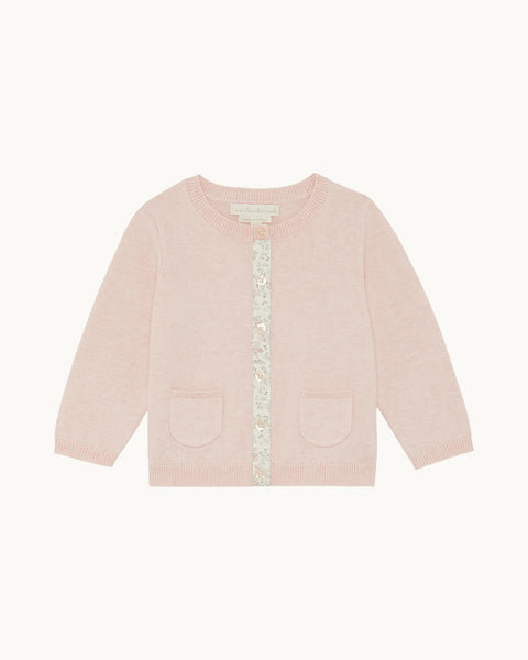 Casey Baby Cardigan - Pink | Marie-Chantal