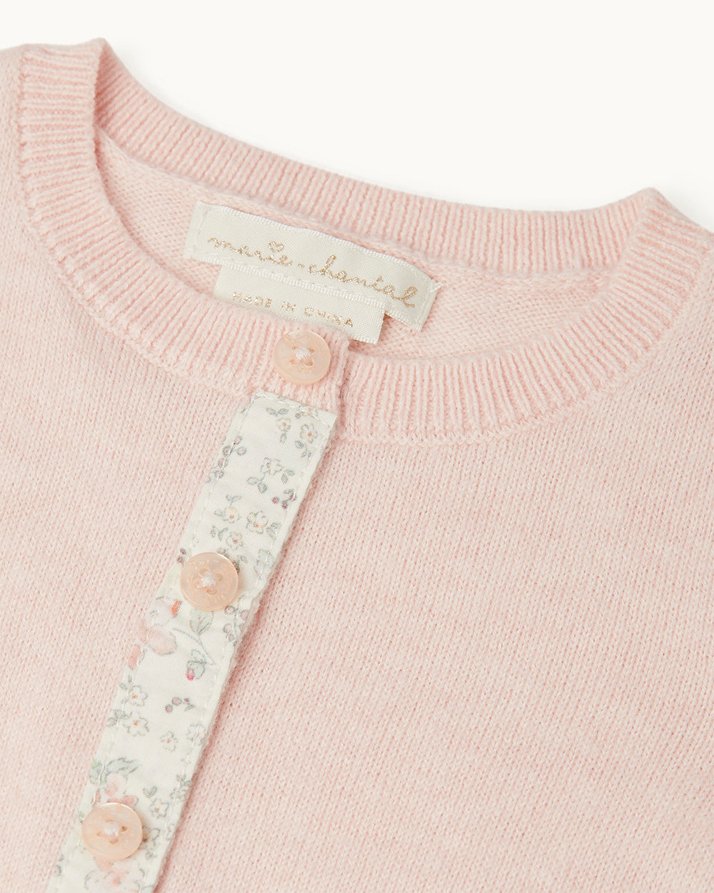 Casey Baby Cardigan - Pink | Marie-Chantal