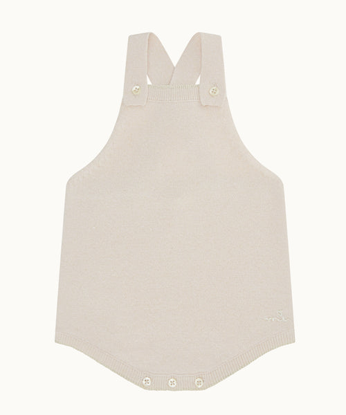 Cashmere Sparkle Bubble Romper - Pink