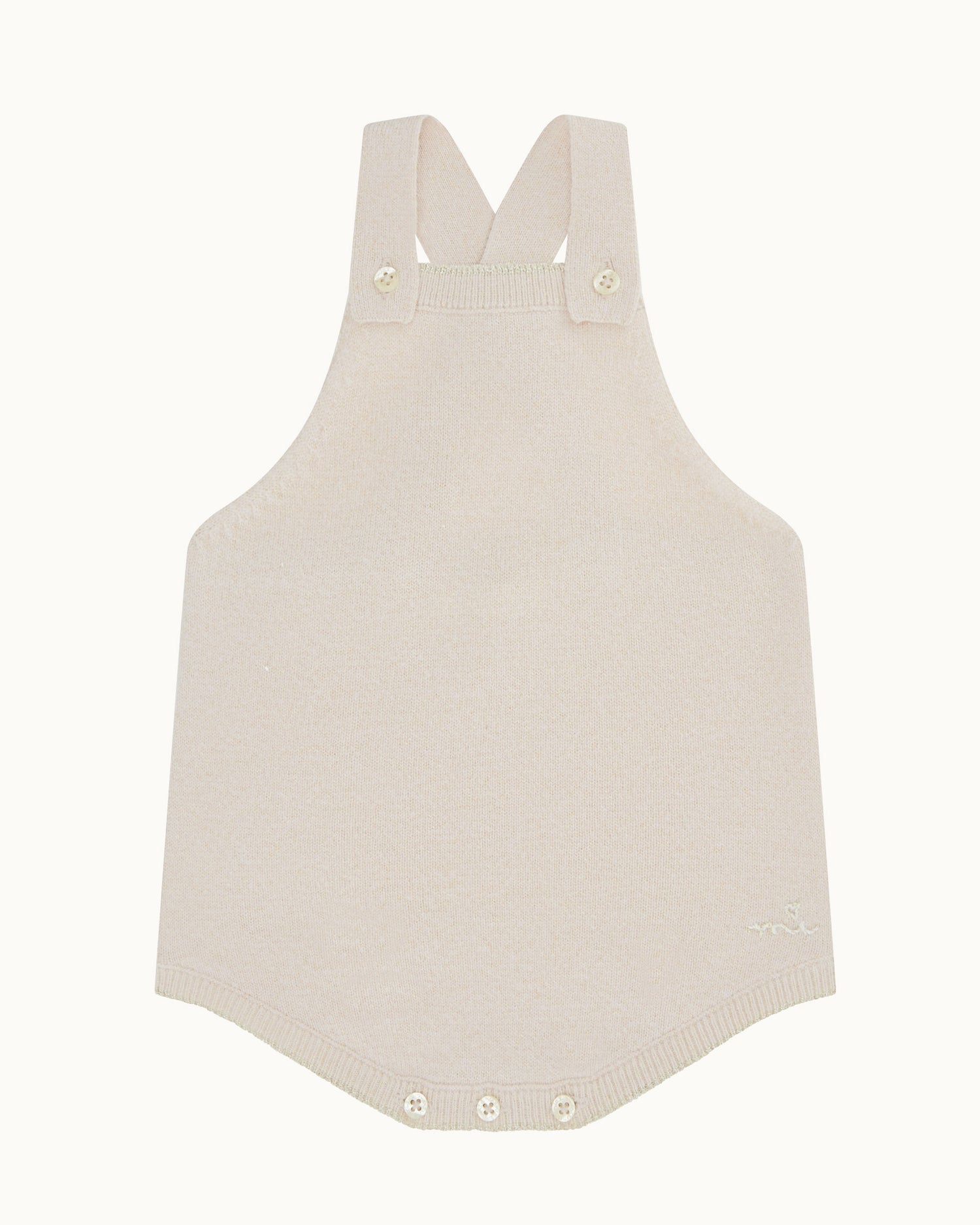 Cashmere Sparkle Bubble Romper - Pink