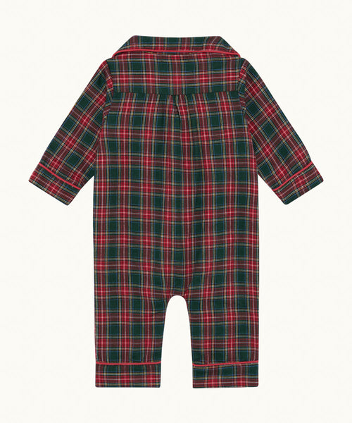 Charles Plaid Romper - Baby