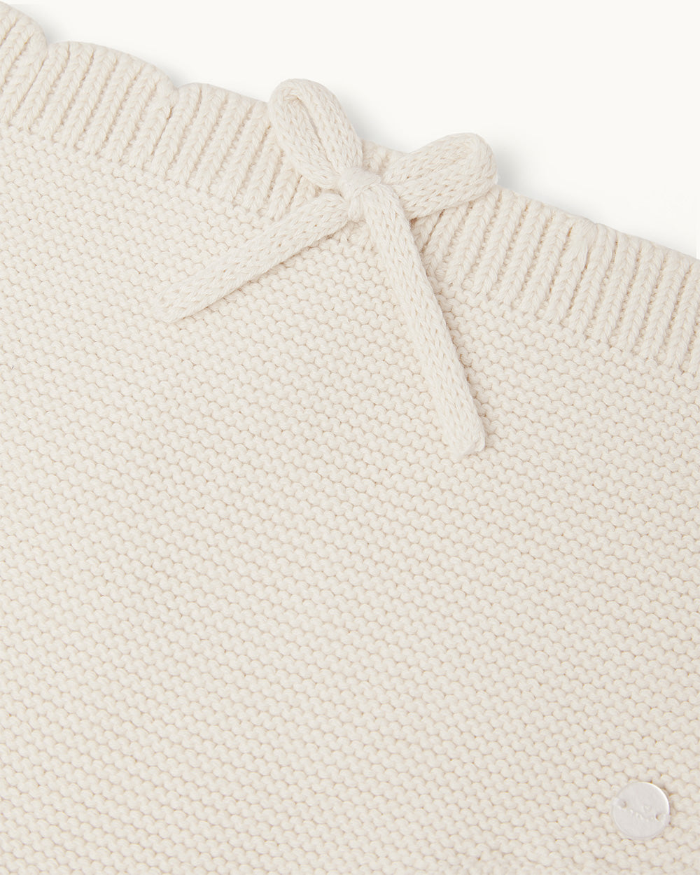 Coen Cotton Baby Trouser - Milky White