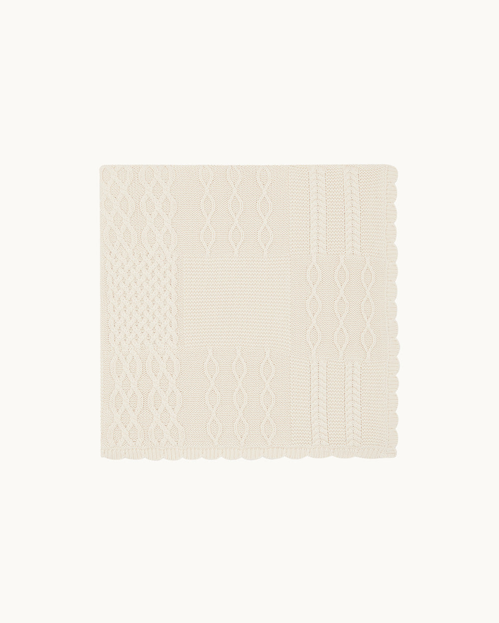Colt Cotton Blanket - Milky White