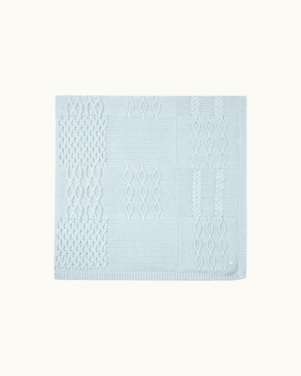 Cotton Blanket & Accessories Baby Gift Set - Blue