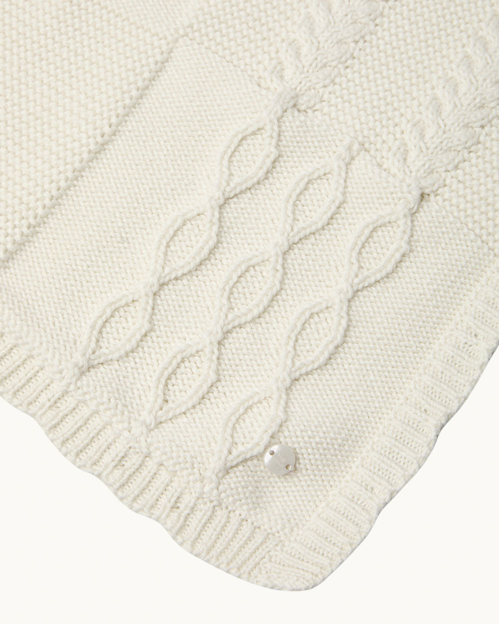 Colt Cotton Blanket - Milky White