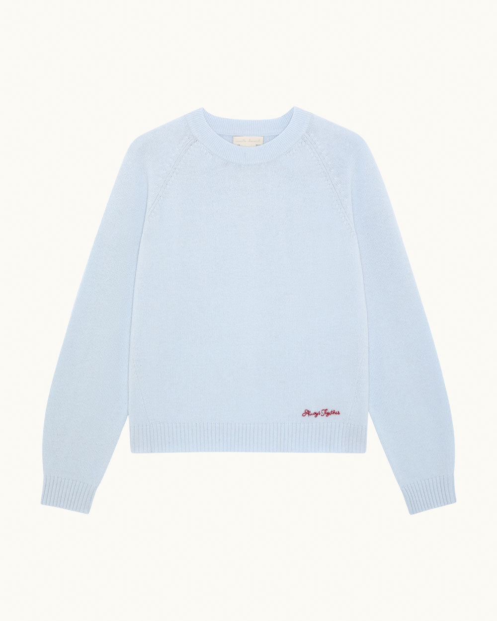 Deia Cashmere/Wool Blue Sweater - Woman